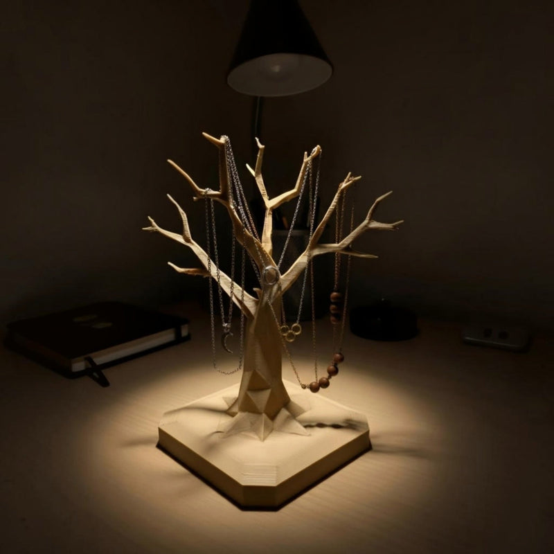 Jewellery Tree, 3D-printed jewellery stand by nFusion