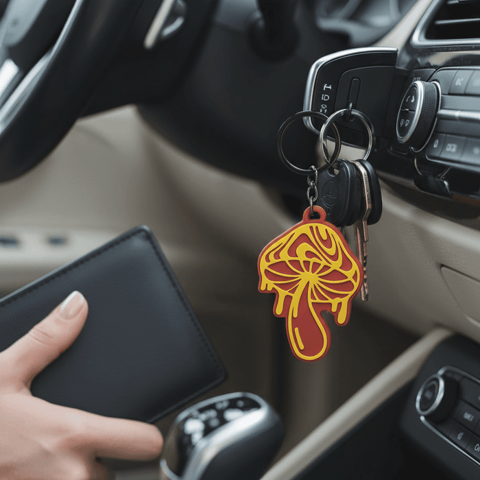 Melty Shroom Keychain