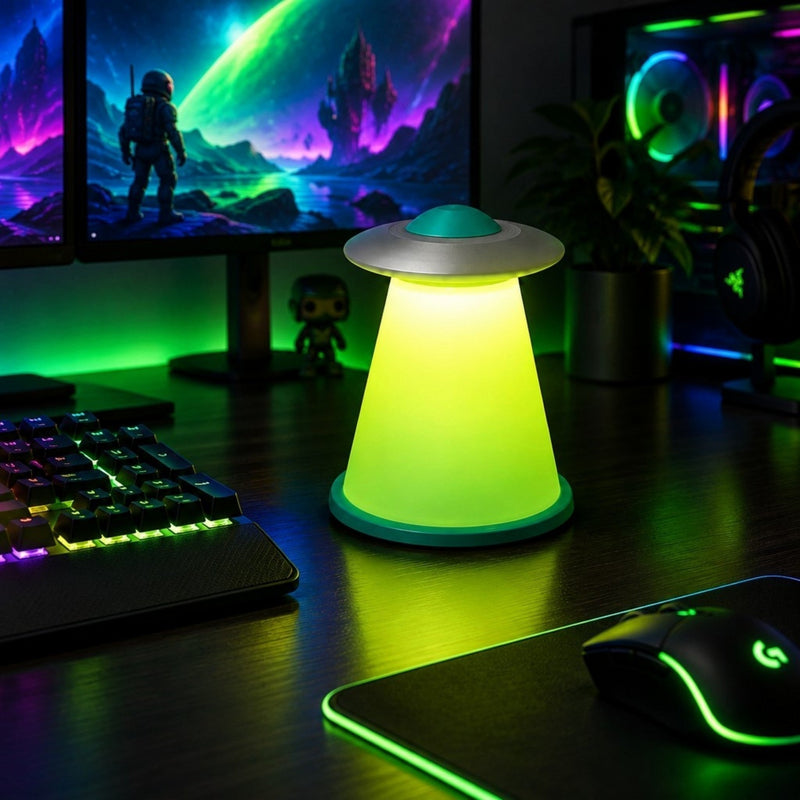 UFO Lamp, 3D-printed desk lamp by nFusion