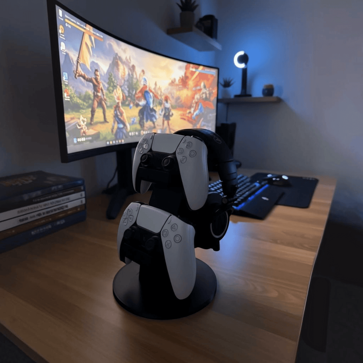 3-IN-1 Holder, 3D-printed controller and headset stand by nFusion, view 4