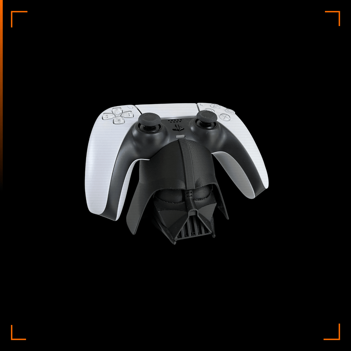 Dark Side Stand, black 3D-printed controller stand by nFusion, view 5