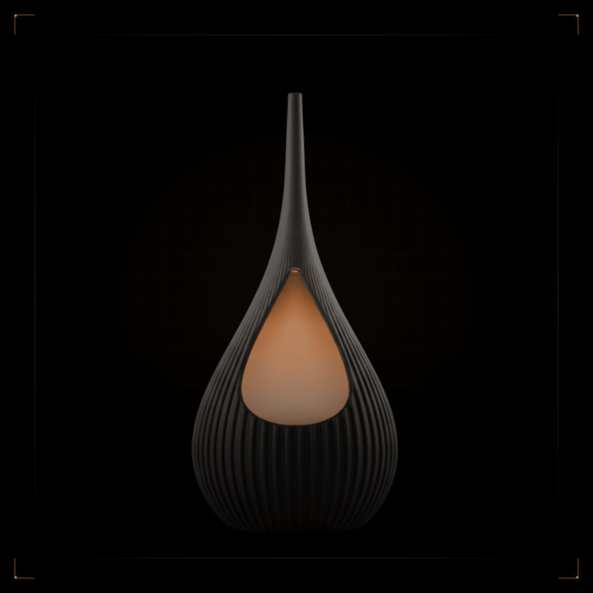 Drop Lamp, 3D-printed lamp by nFusion, view 5
