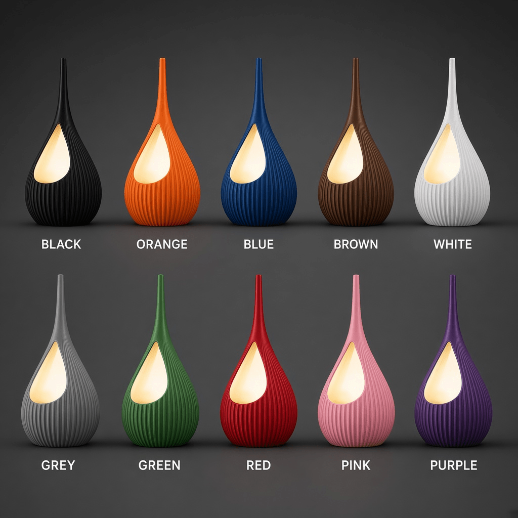 Drop Lamp, 3D-printed lamp by nFusion, view 2