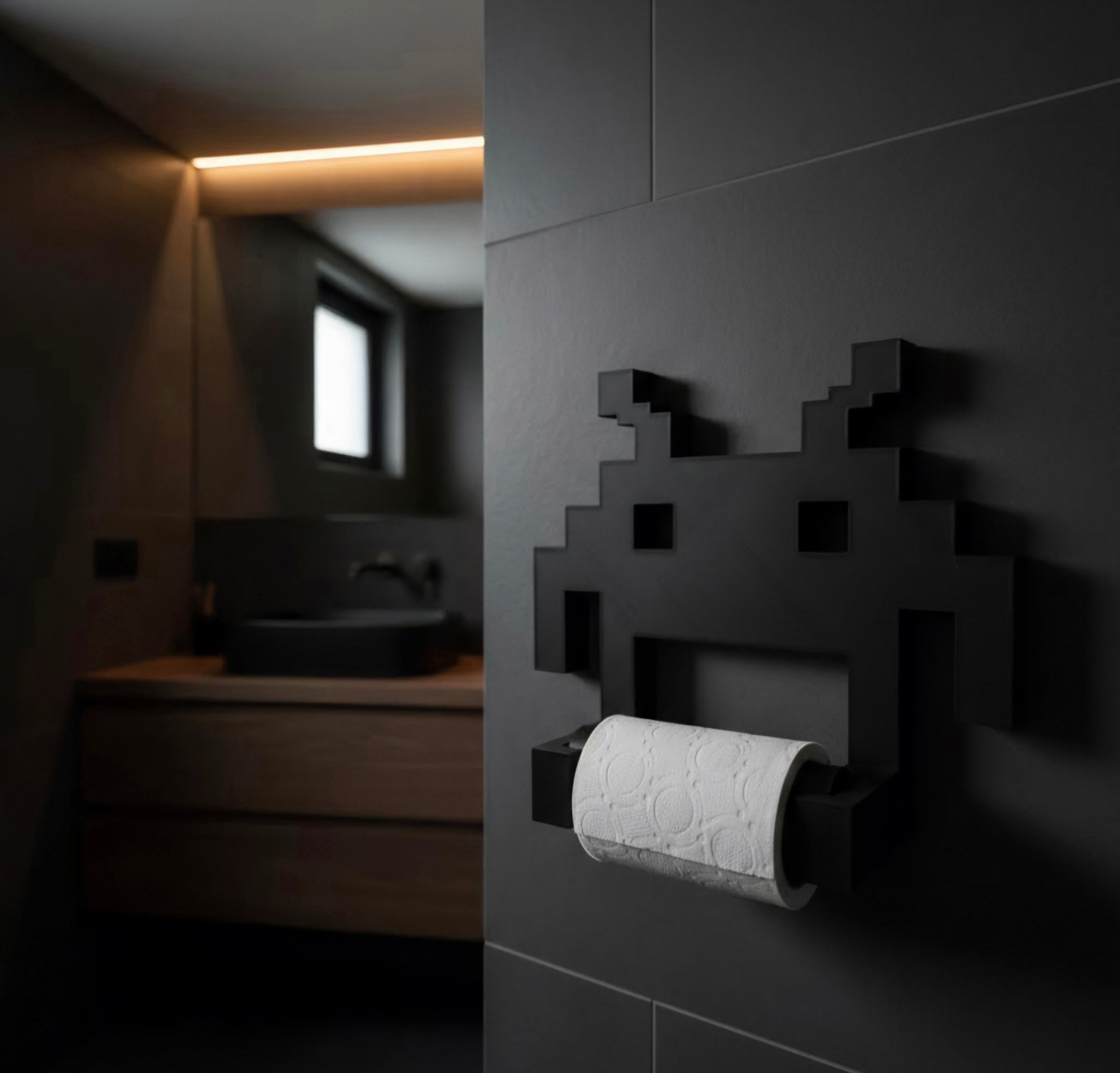 Space Invader TP Holder
