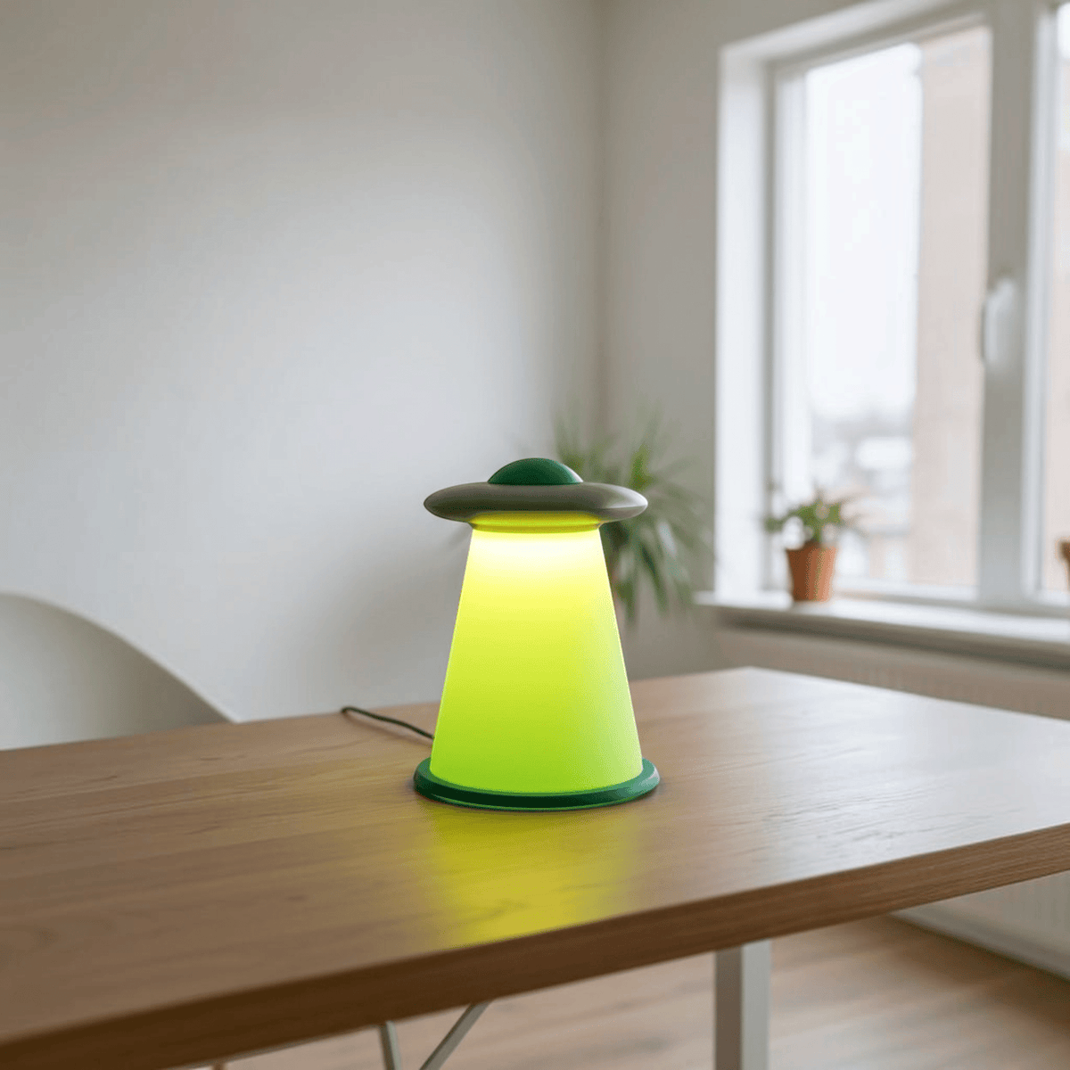 UFO Lamp, 3D-printed desk lamp by nFusion, view 4